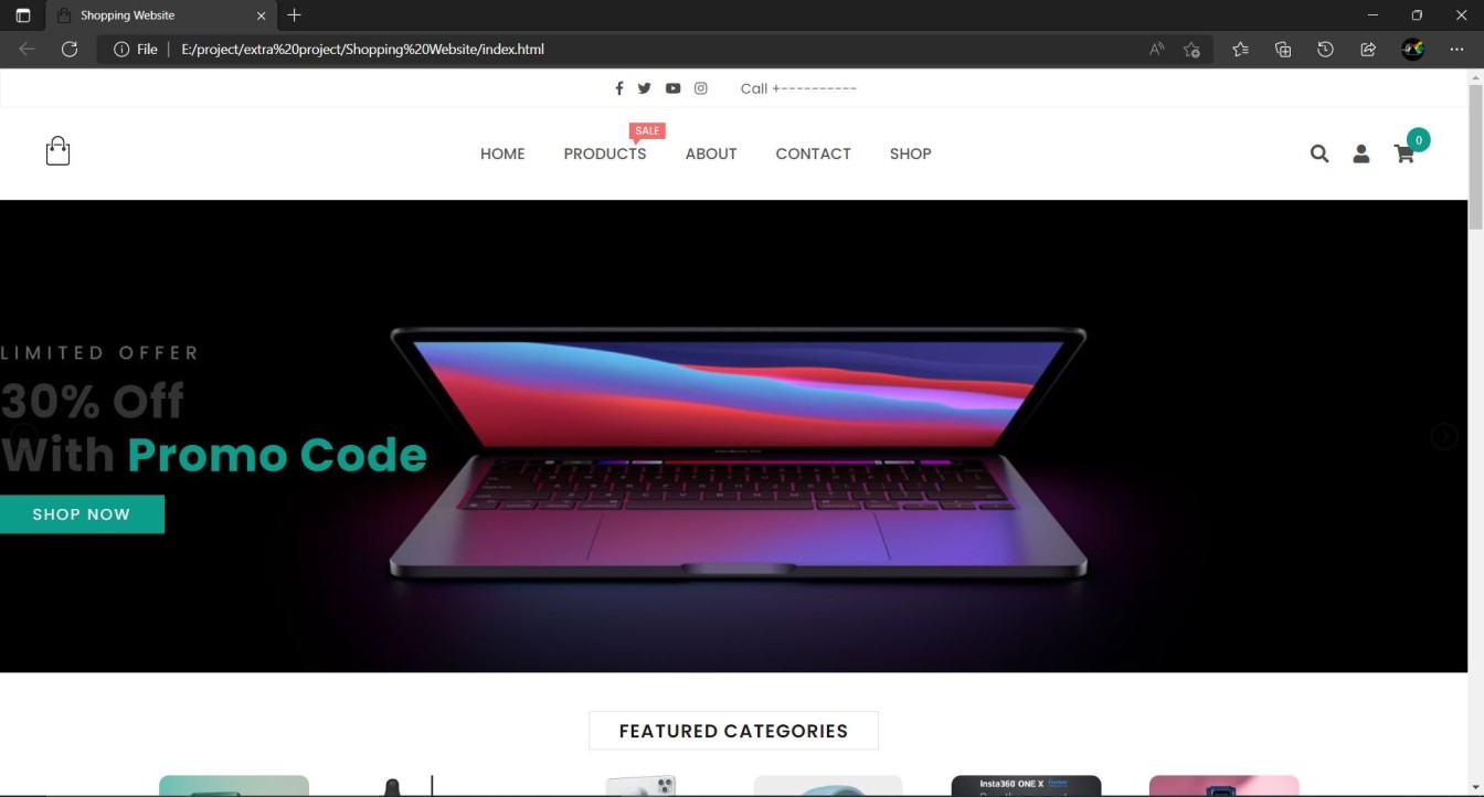 Ecommerce Website